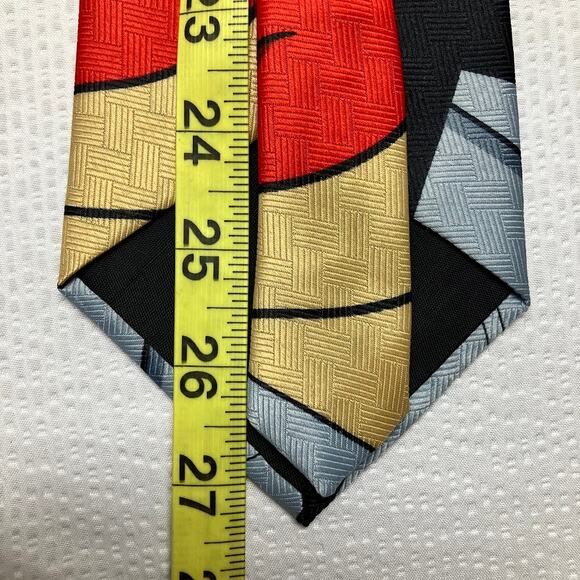 USPS Looney Tunes Stamp Collection 4" Neck Tie 1997 Taz Tasmanian Devil - Picture 9 of 9